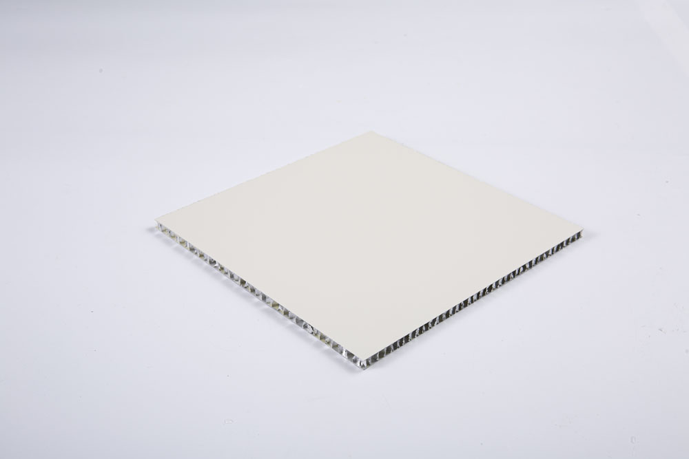 7mm吊顶铝蜂窝板纤柔白亚白